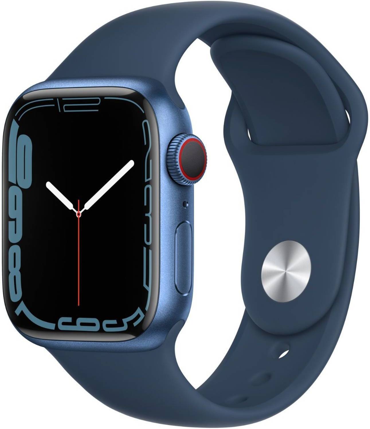 Apple Watch Series7, 41mm(GPS + Cellular)Blue Aluminium Case-Abys