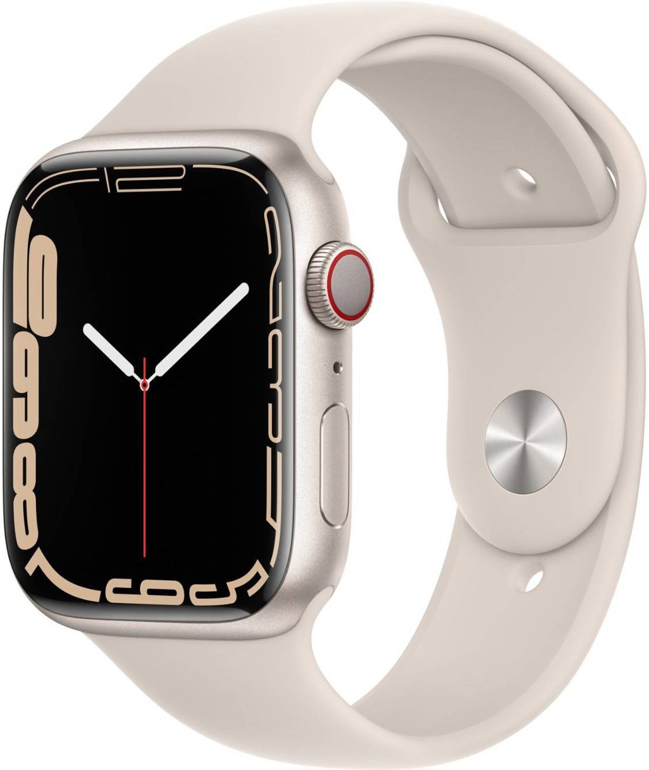 Apple Watch Series7(GPS+Cellular, 45mm) Starlight Aluminium Case-