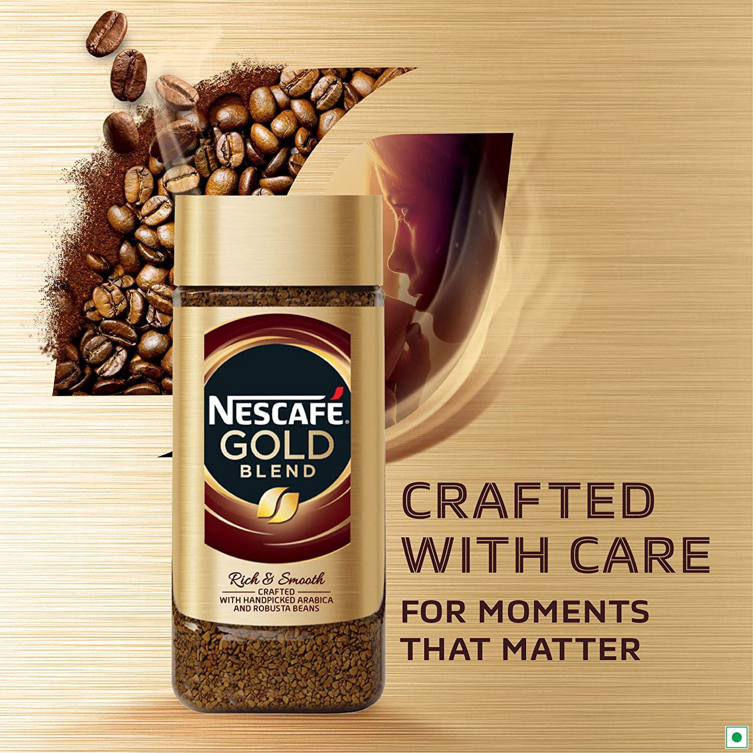 Image of Nescafe Gold Original Rich Aroma & Smooth Taste (190G) Instant Coffee