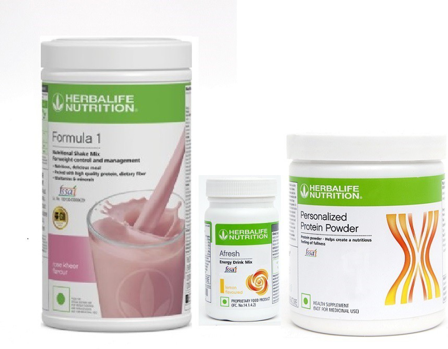 Image of HERBALIFE Weight Loss Combo pack Formula 1 + P200 + Afresh Combo
