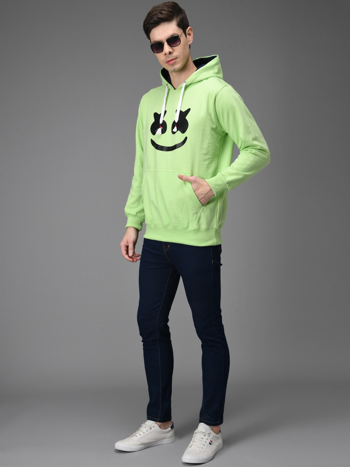 Image of eWools Full Sleeve Printed Men Sweatshirt