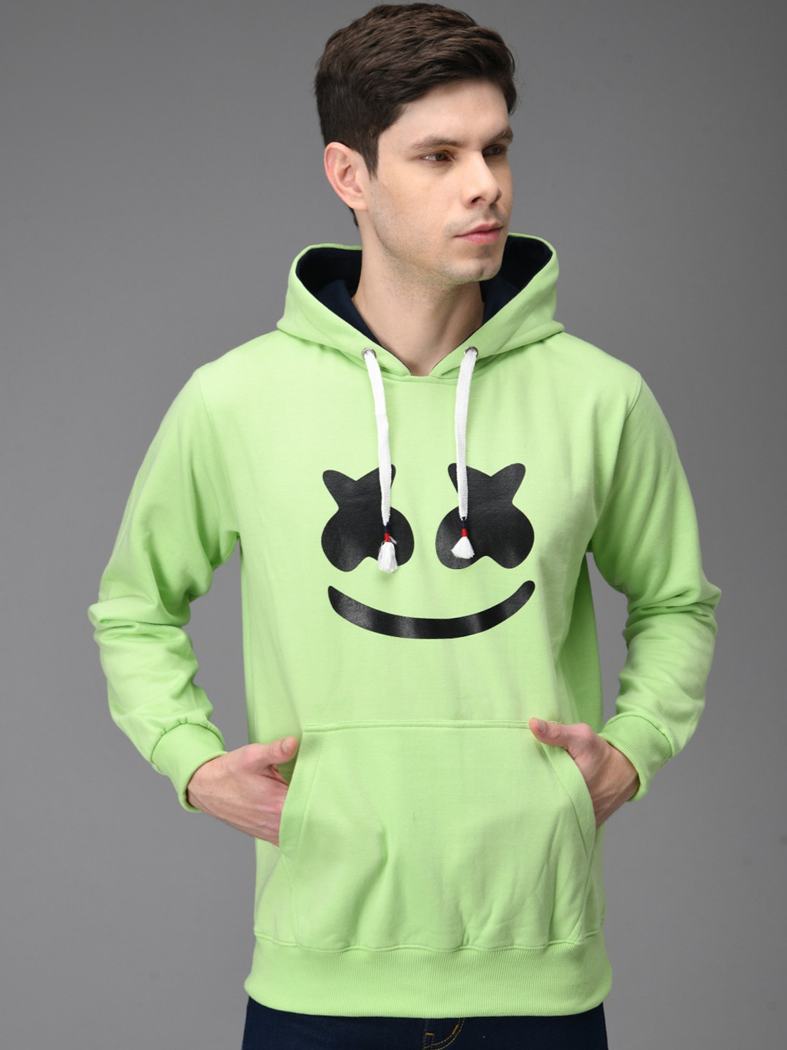 Image of eWools Full Sleeve Printed Men Sweatshirt