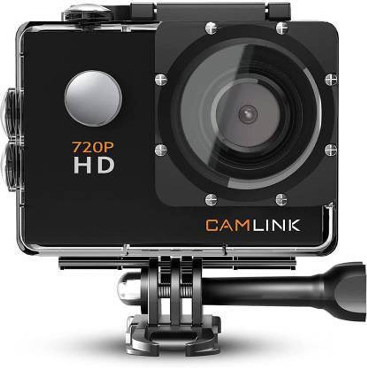 Camlink HD Action Camera Wide Angle Camcorder 30M Waterproof Sports Camera With Built-In Microphone, TFT LCD Screen, Mounting Accessories Sports…