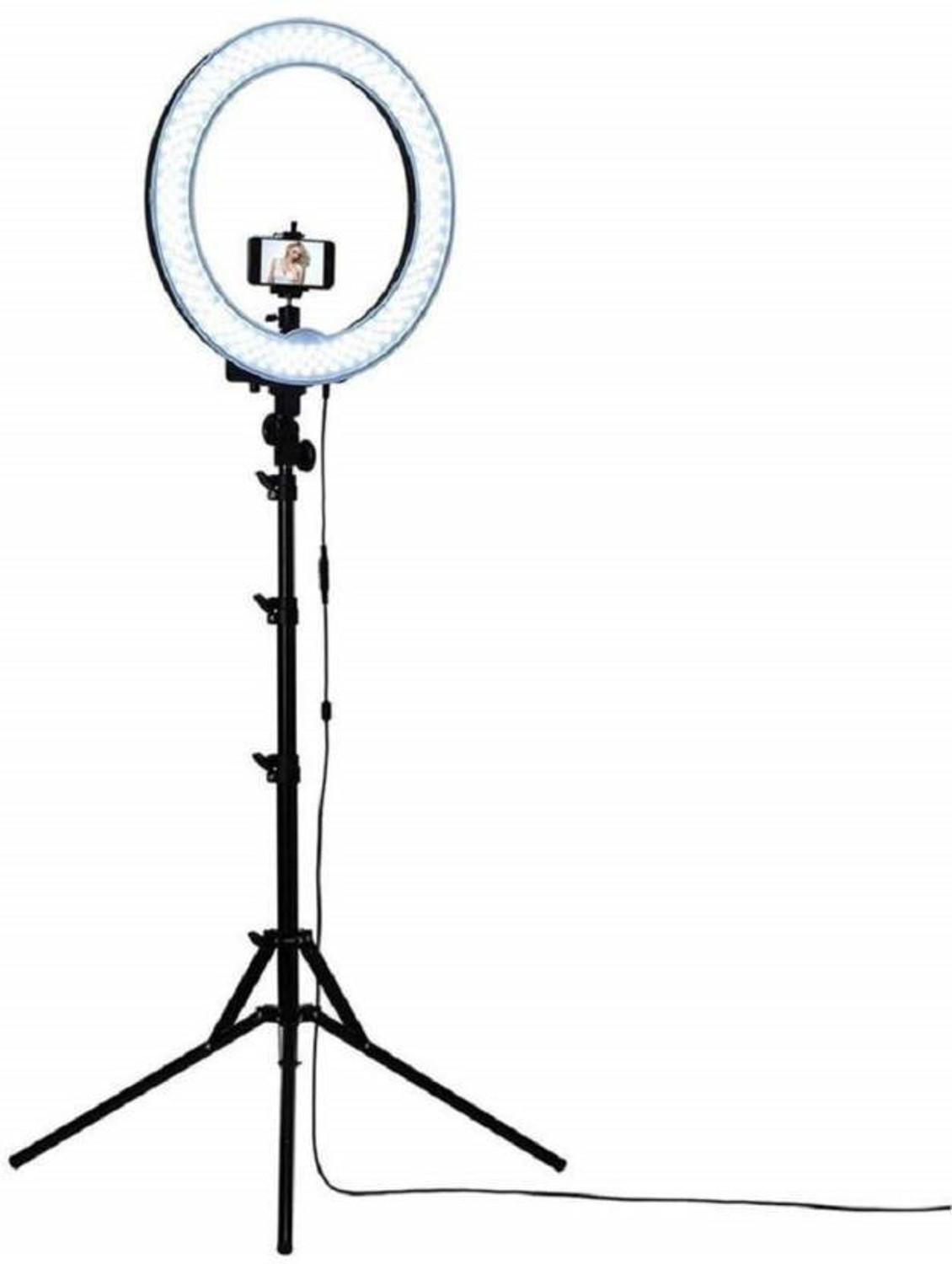 Image of Equipagecart 10 Inches Big LED Ring Light for Camera, Smartphone with Tripod Stand. Ring Flash