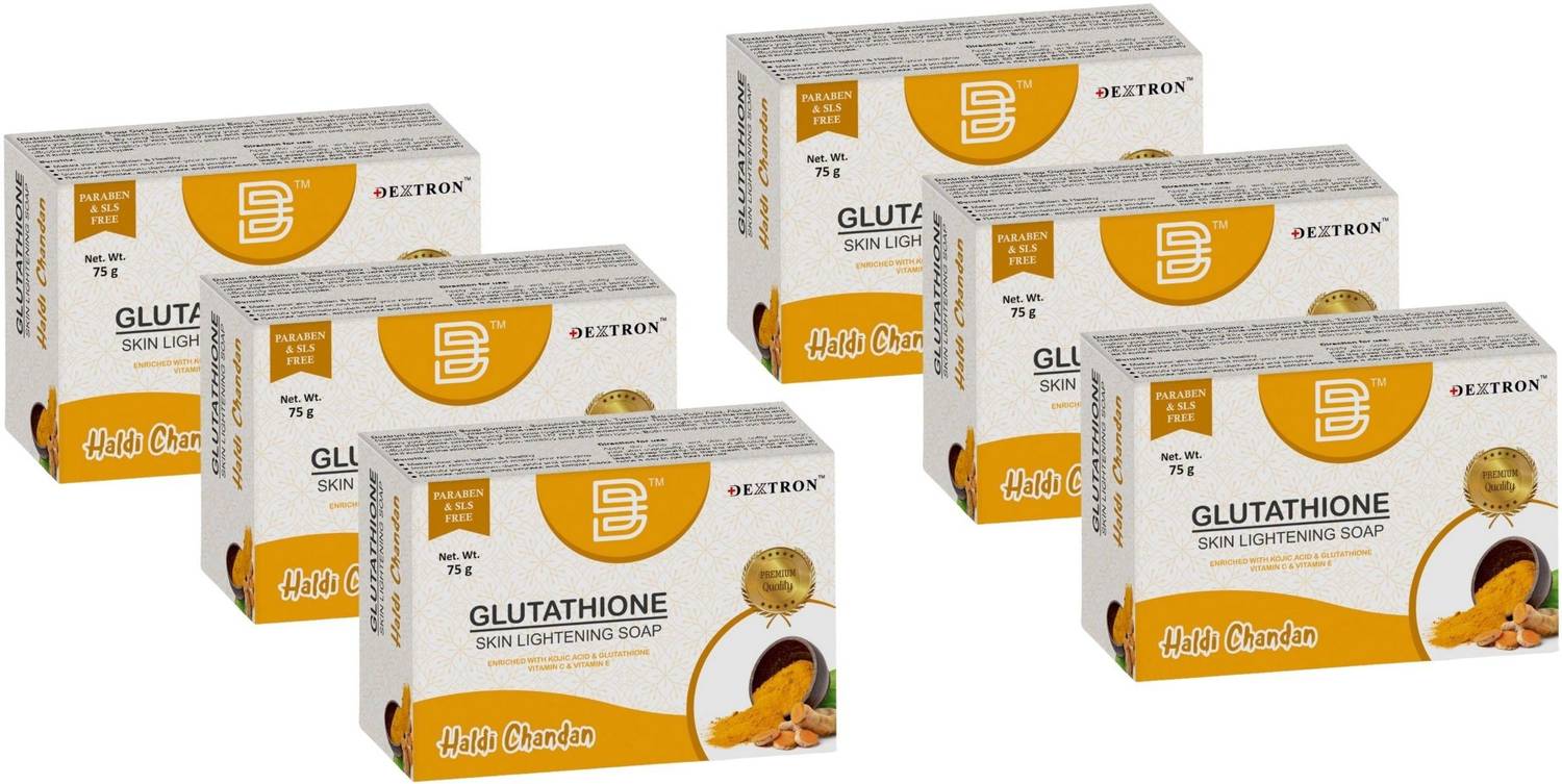 DEXTRON Glutathione Skin Lightening Soap - Haldi Chandan - Price in India,  Buy DEXTRON Glutathione Skin Lightening Soap - Haldi Chandan Online In  India, Reviews, Ratings & Features | Flipkart.com