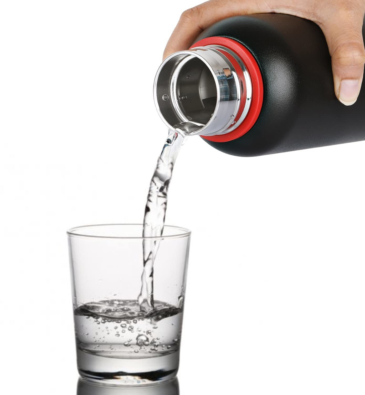 Image of cello Duro Tuff Kent Double Walled Steel Water Bottle with Durable DTP Coating,GREEN 550 ml Steel Bottle