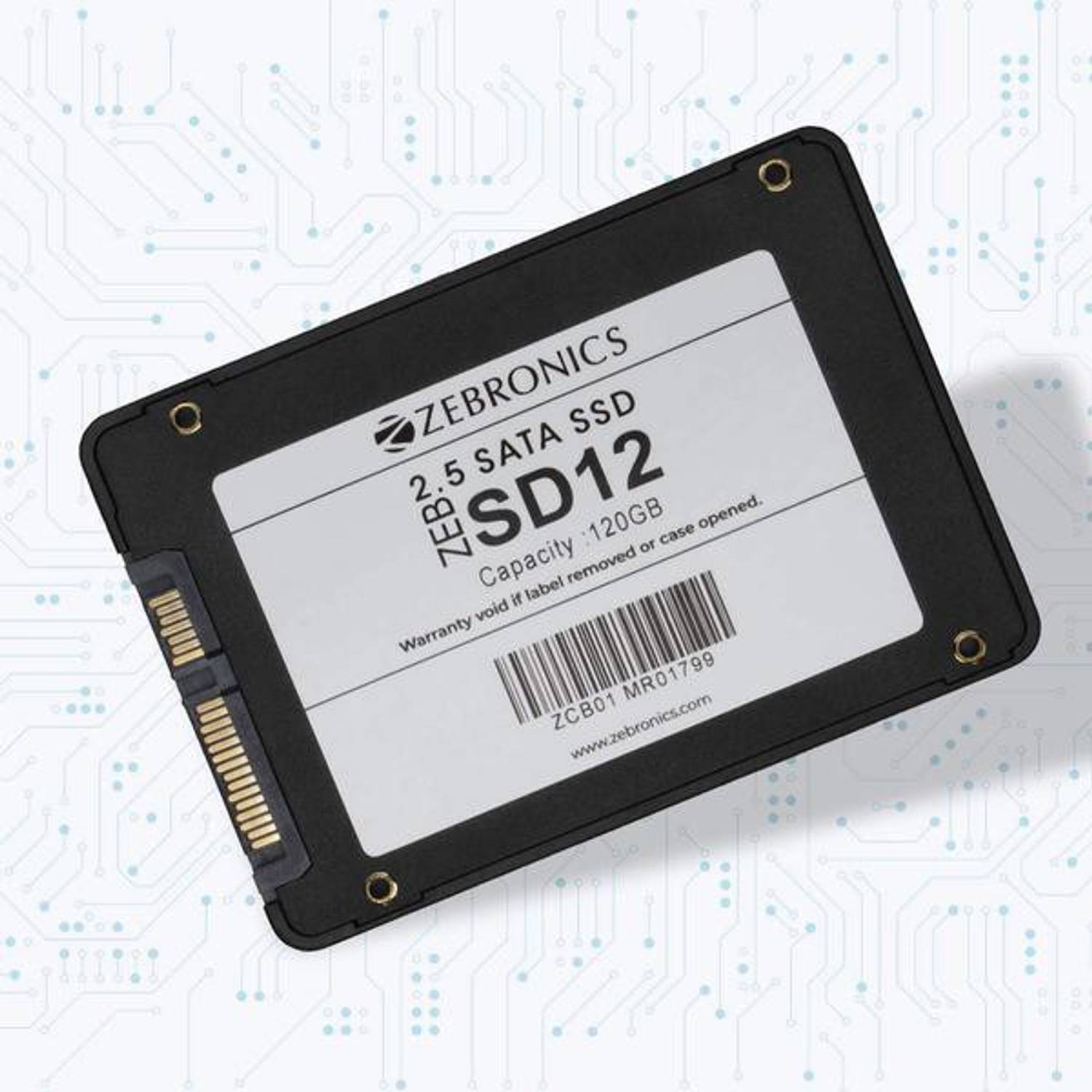 ZEBRONICS SMART 120 GB Laptop, Desktop Black SATA Internal Solid