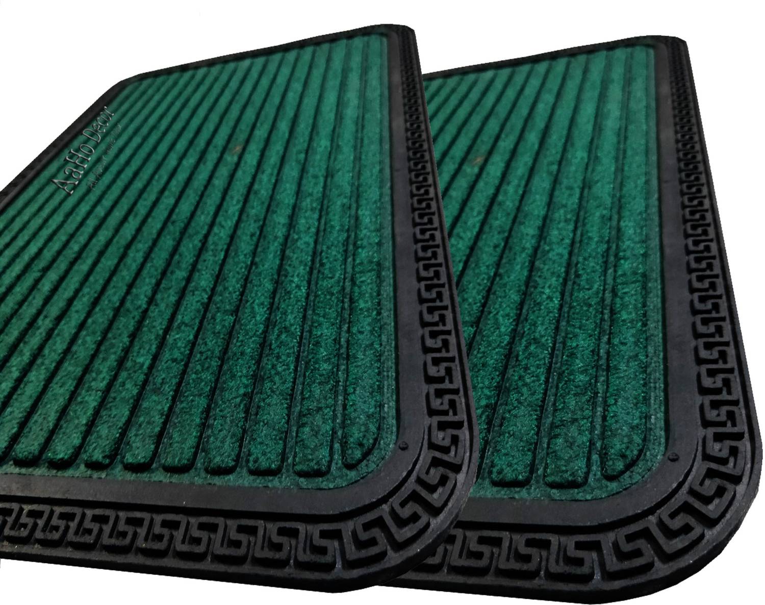 aaho decor Fleece, Microfiber, Rubber Bathroom Mat (AVOCADO GREEN...mo