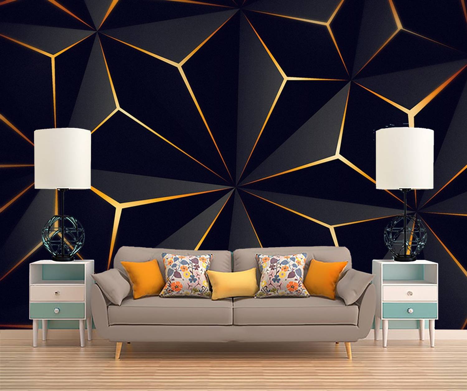 ALL DECORATIVE DESIGN 245 cm x 40 cm Waterproof Decorative Vinyl Wallpaper