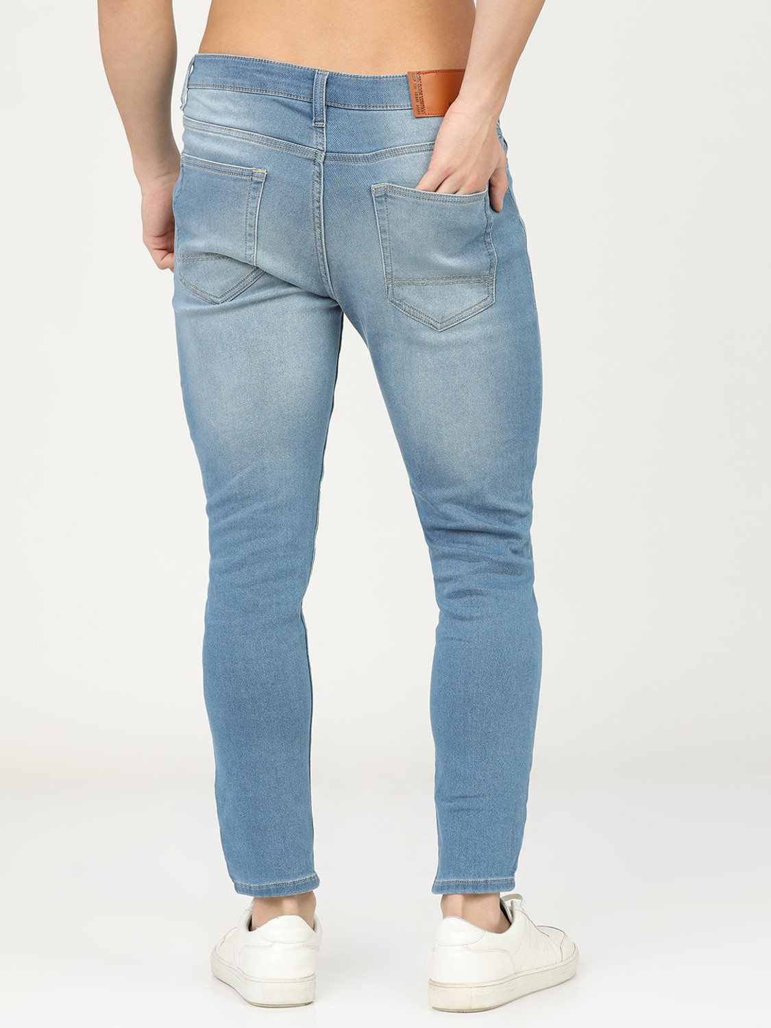Image of HIGHLANDER Tapered Fit Men Blue Jeans