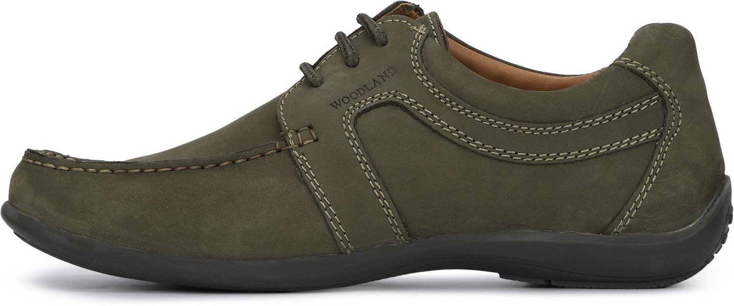 Image of WOODLAND Lace Up Lightweight Breathable Comfortable Daily Use Casuals For Men