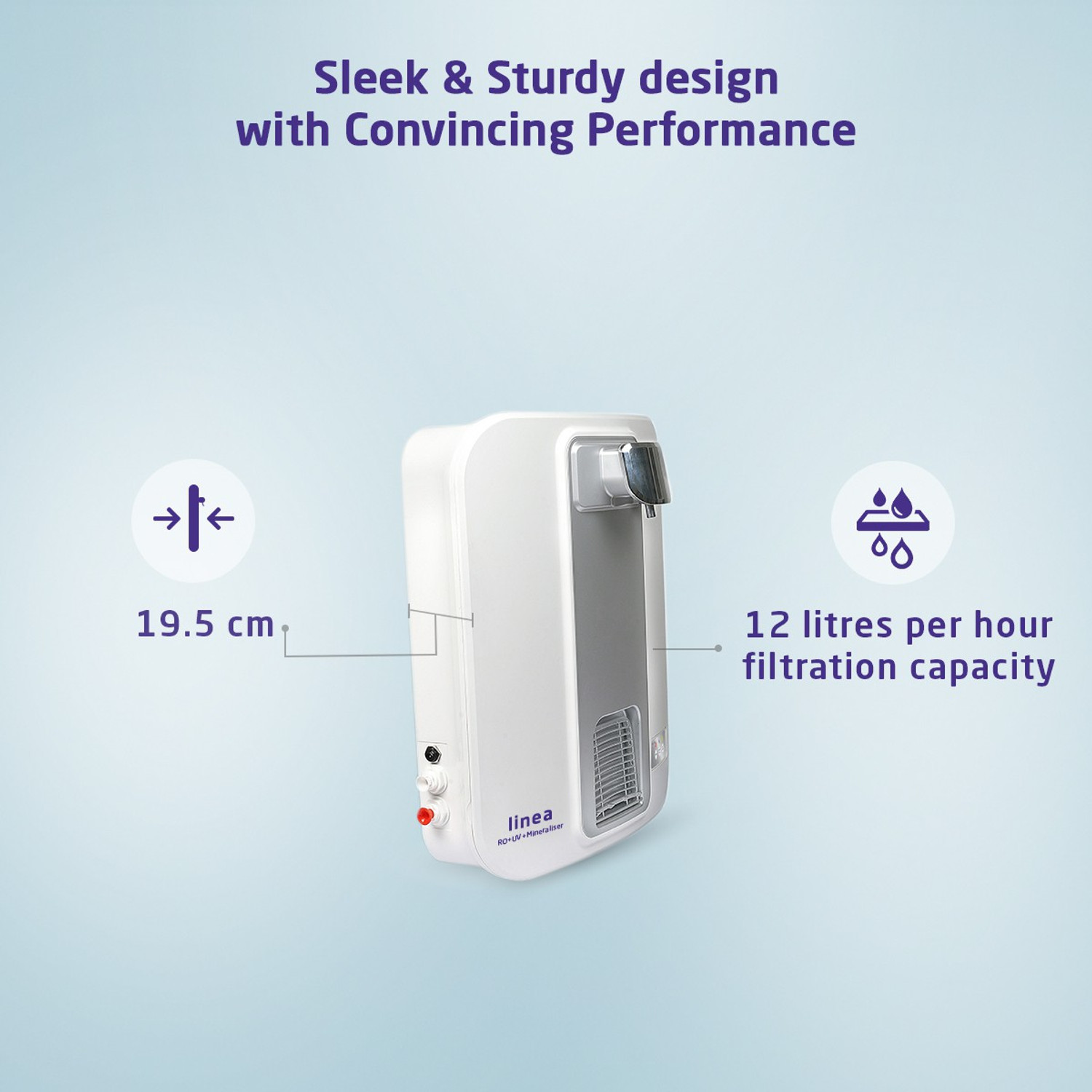 Image of LIVPURE Linea 5 L RO + UV + Mineraliser Water Purifier