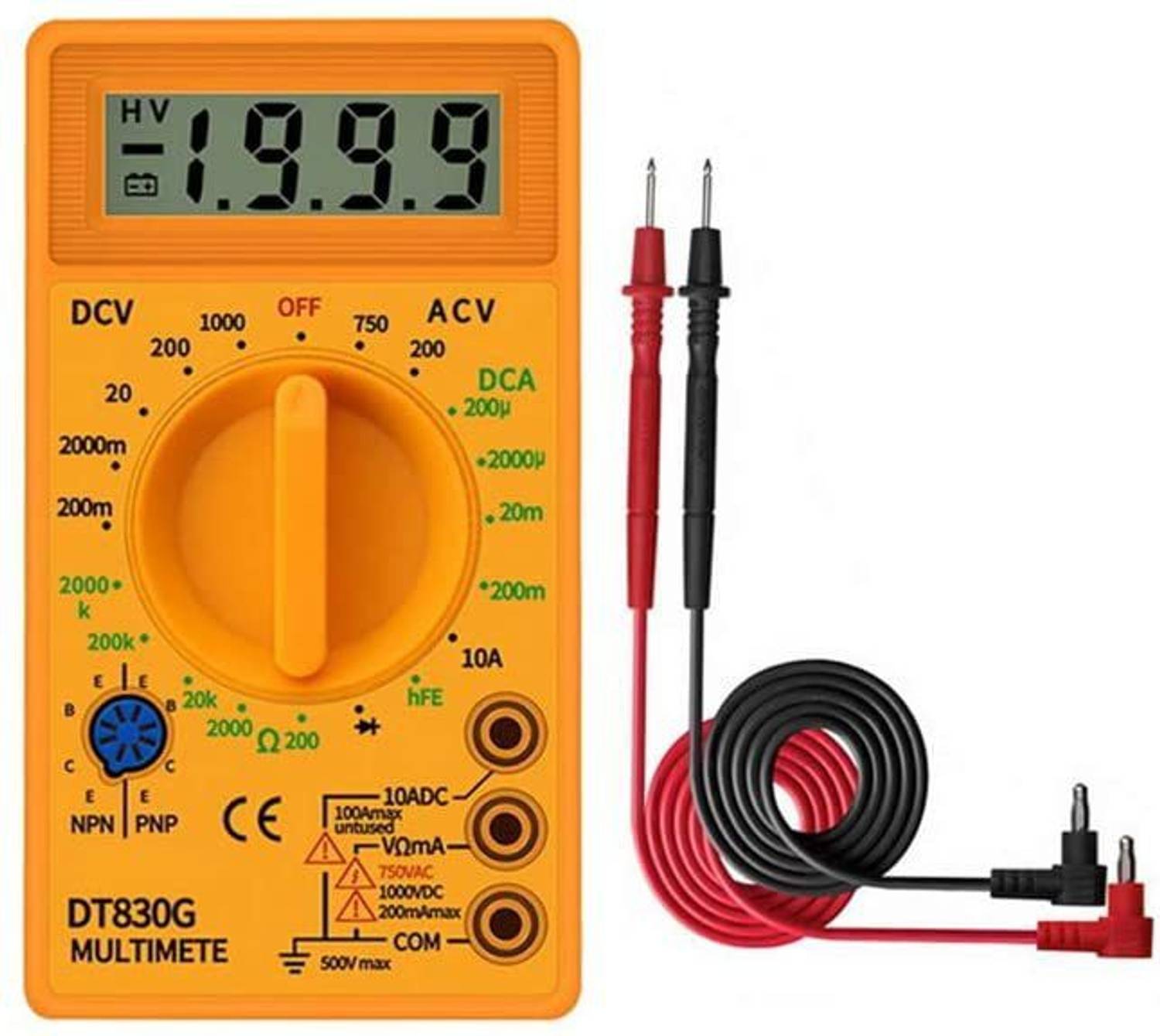 HOTFIX Digital Multimeter LCD AC DC - Image 1