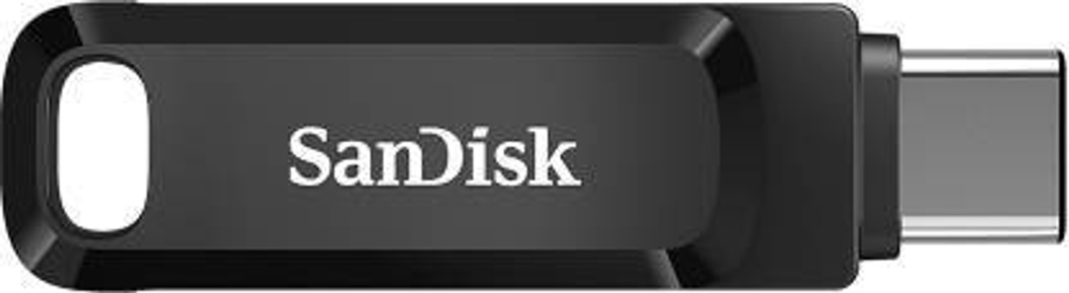 Image of SanDisk SDDDC3 128 GB OTG Drive Compatible with Mobile, Desktop Computer, Laptop USB 3.1 Plastic Case