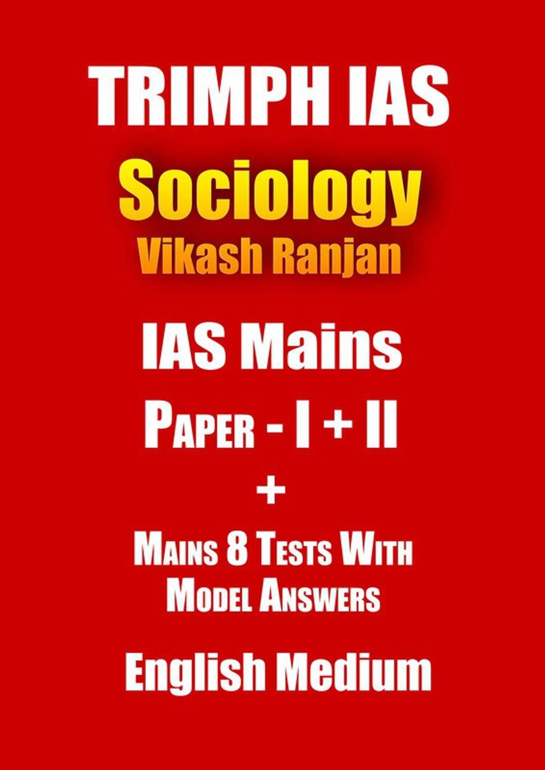 Full Set Sociology Optional Printed Notes By Vikash Ranjan Plus