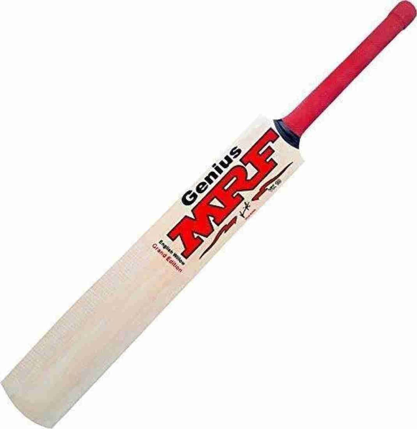 AVG MRF Genius Poplar (size-6) Tennis Bat Poplar Willow Cricket Bat Poplar Willow Cricket  Bat For 11 - 13 Yrs