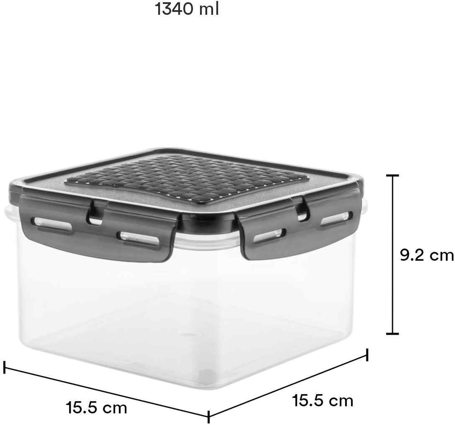 Image of POLYSET Plastic Utility Container - 1340 ml