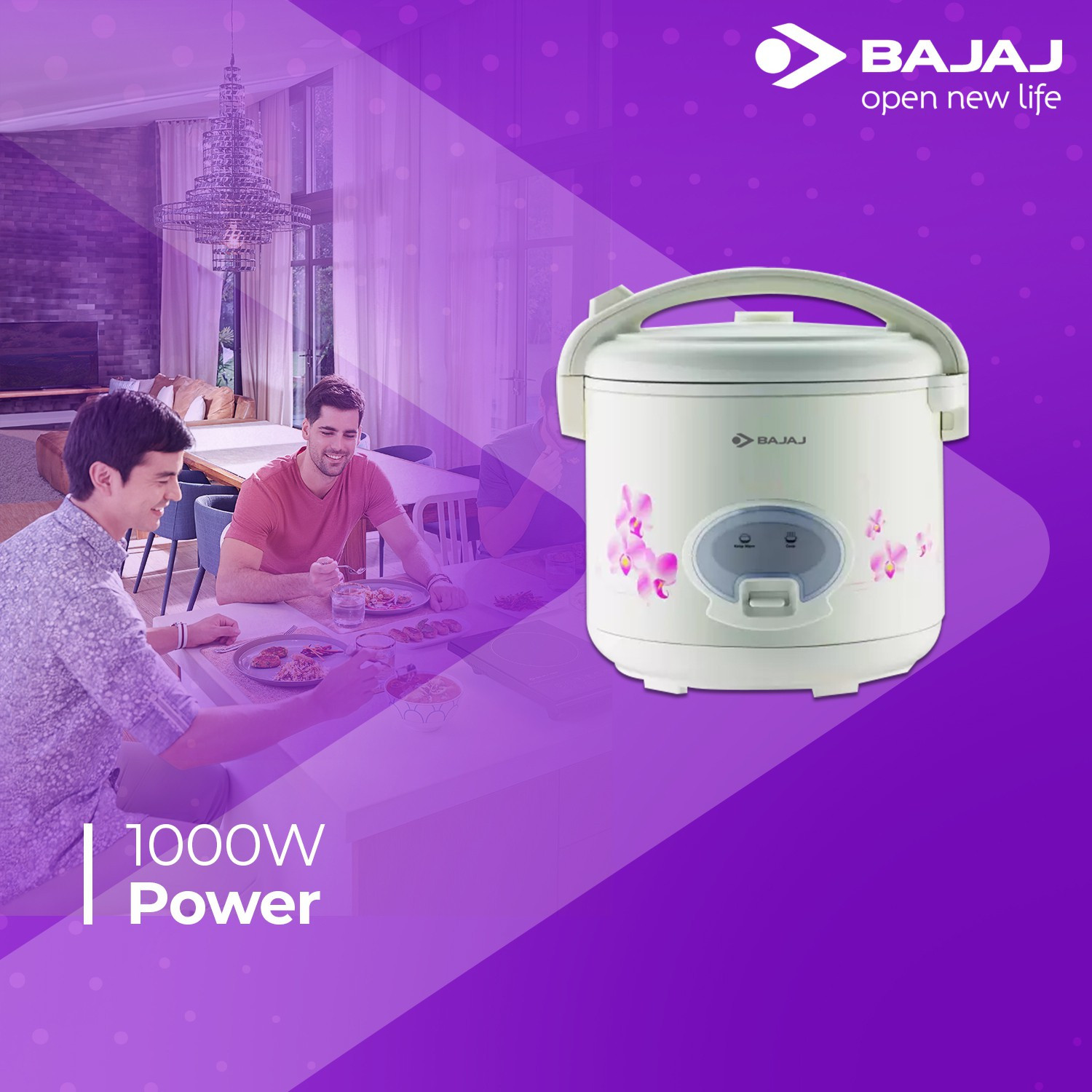 Image of BAJAJ Majesty RCX28 Deluxe Multifunction Electric Rice Cooker