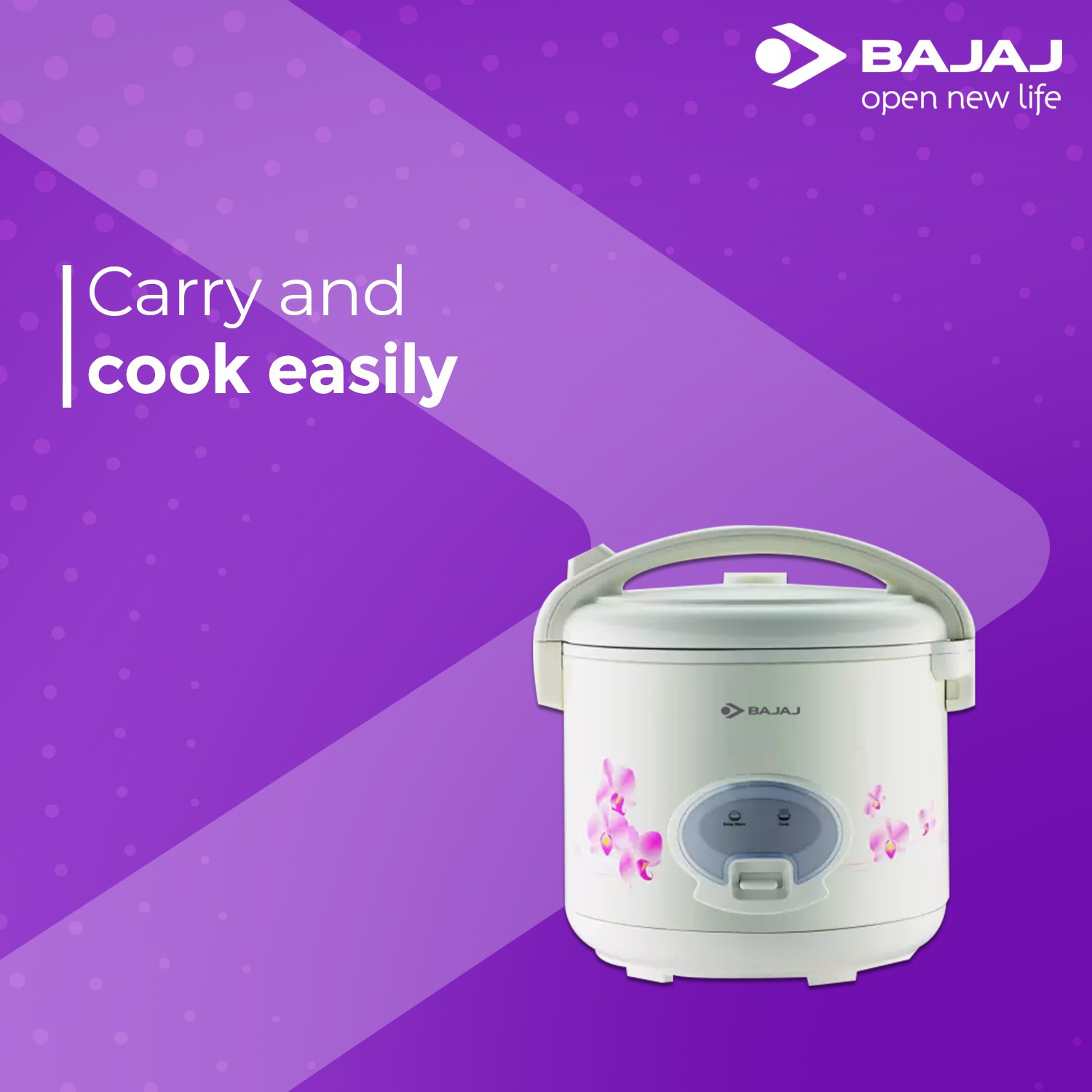 Image of BAJAJ Majesty RCX28 Deluxe Multifunction Electric Rice Cooker