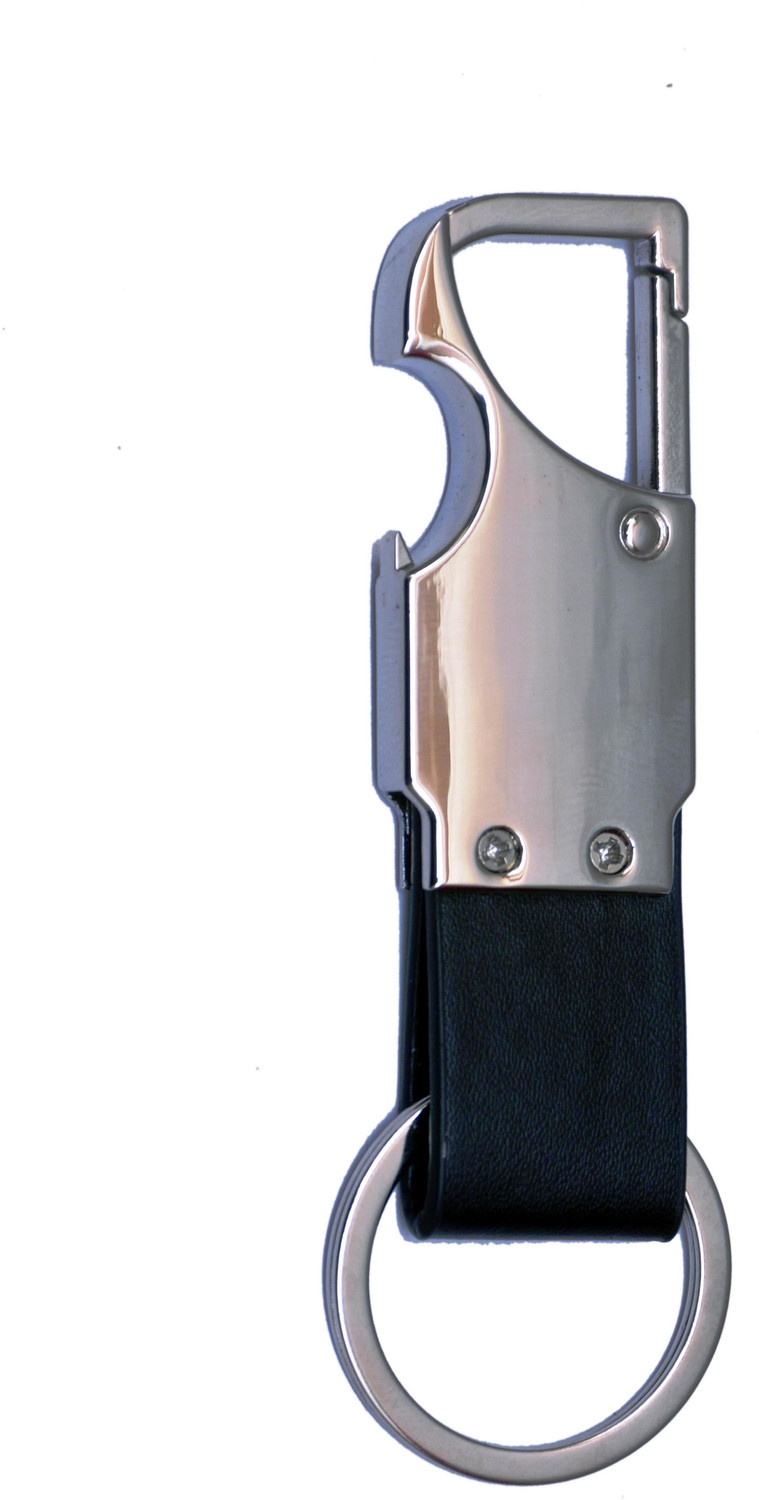 Image of TRAQ ADVOCATE ENGRAVED METAL KEYCHAIN WITH INTEGRATED OPENER FOR CAR OR BIKE Key Chain