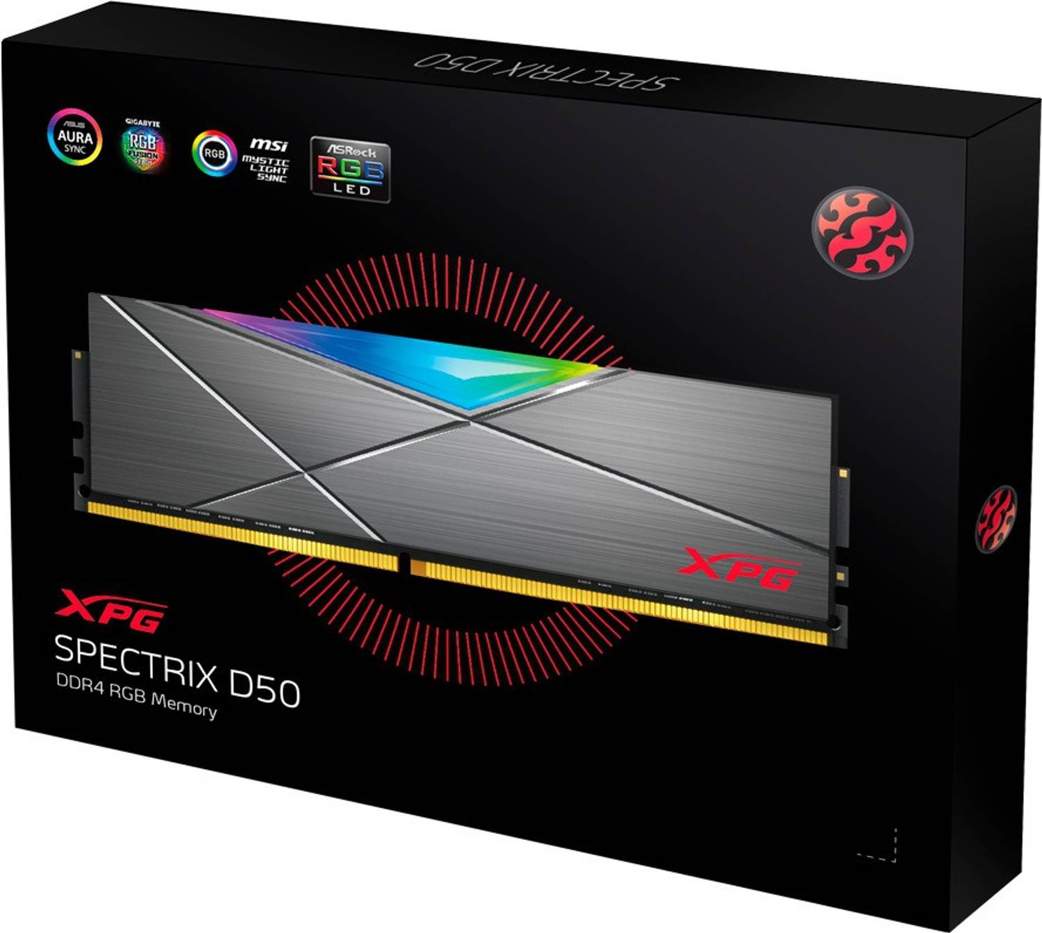 XPG D50 DDR4 16 GB (Single Channel) PC (SPECTRIX D50 RGB