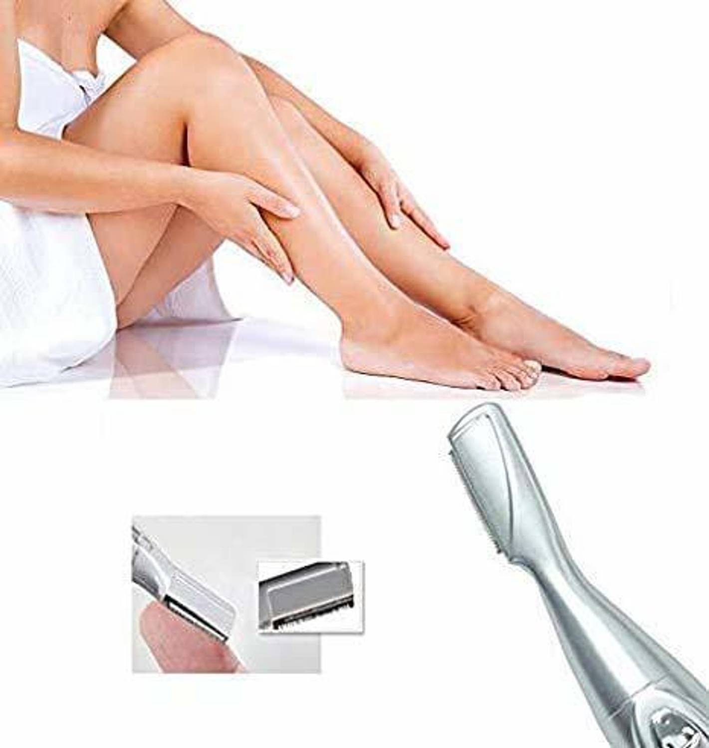 NH WORLD Feather King Eye Brow Trimmer for Women (Silver) - Image 3