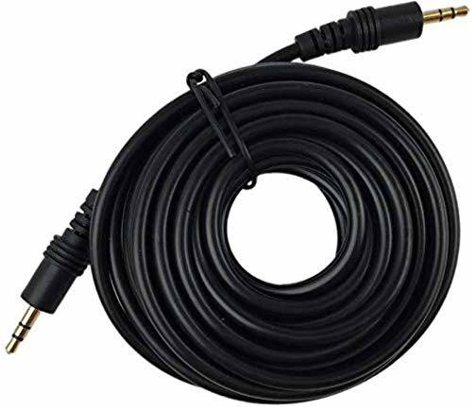 PAC  TV-out Cable 5 Meter 3.5mm Male to Male Stereo Aux Cable
