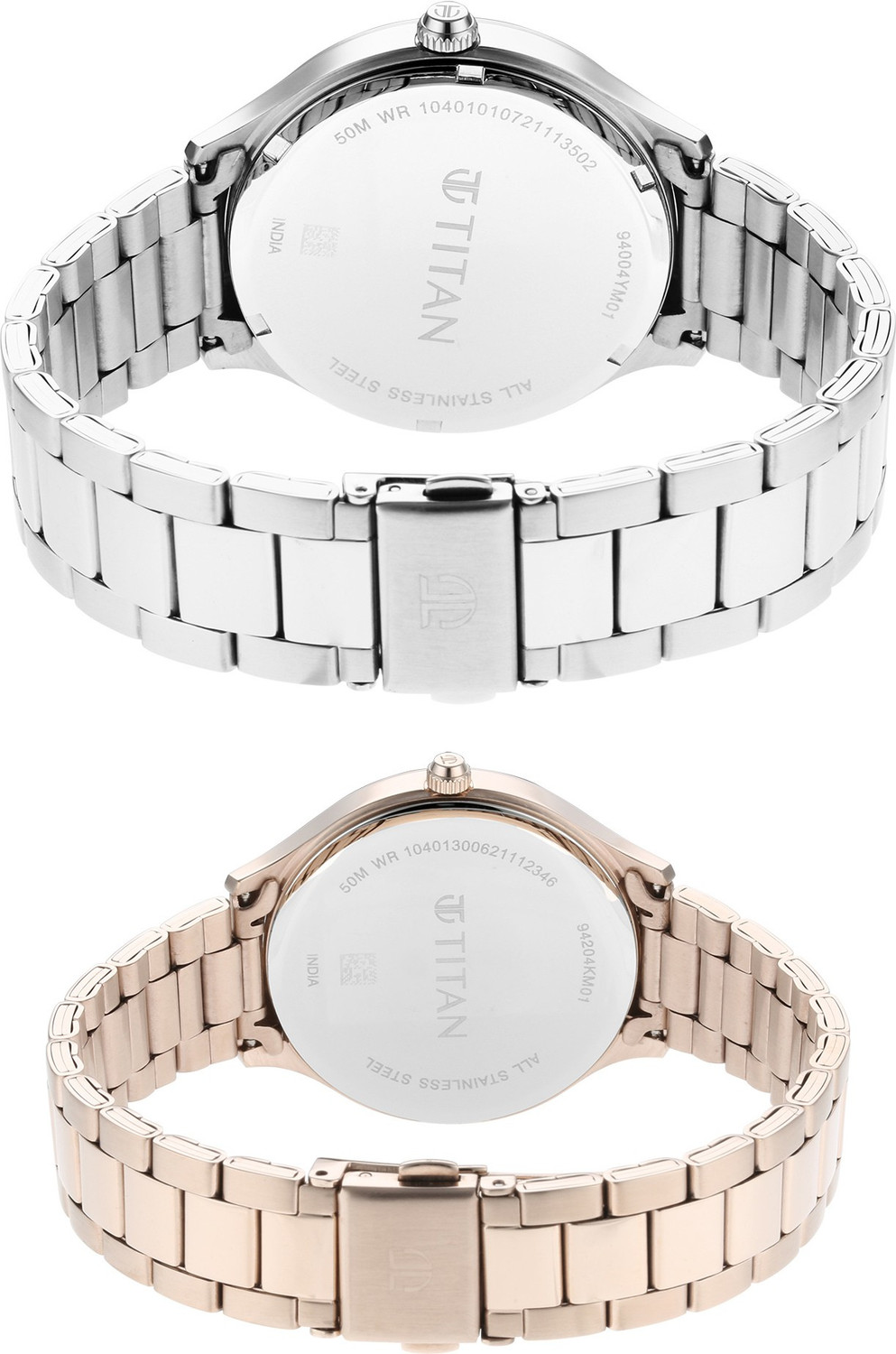 Image of Titan NP9400494204KM01 Modern Bandhan IV Analog Watch - For Couple