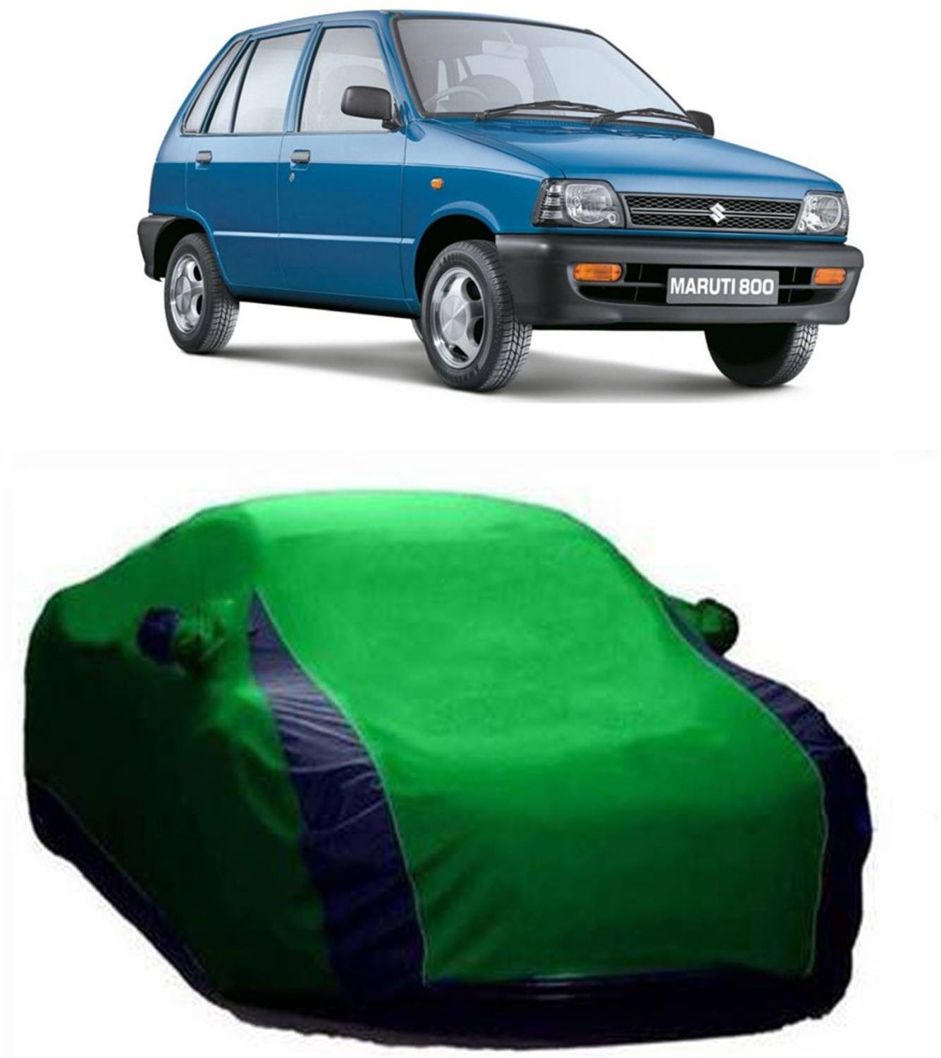 Ascension Car Cover For Maruti Suzuki 800 (With Mirror Pockets)