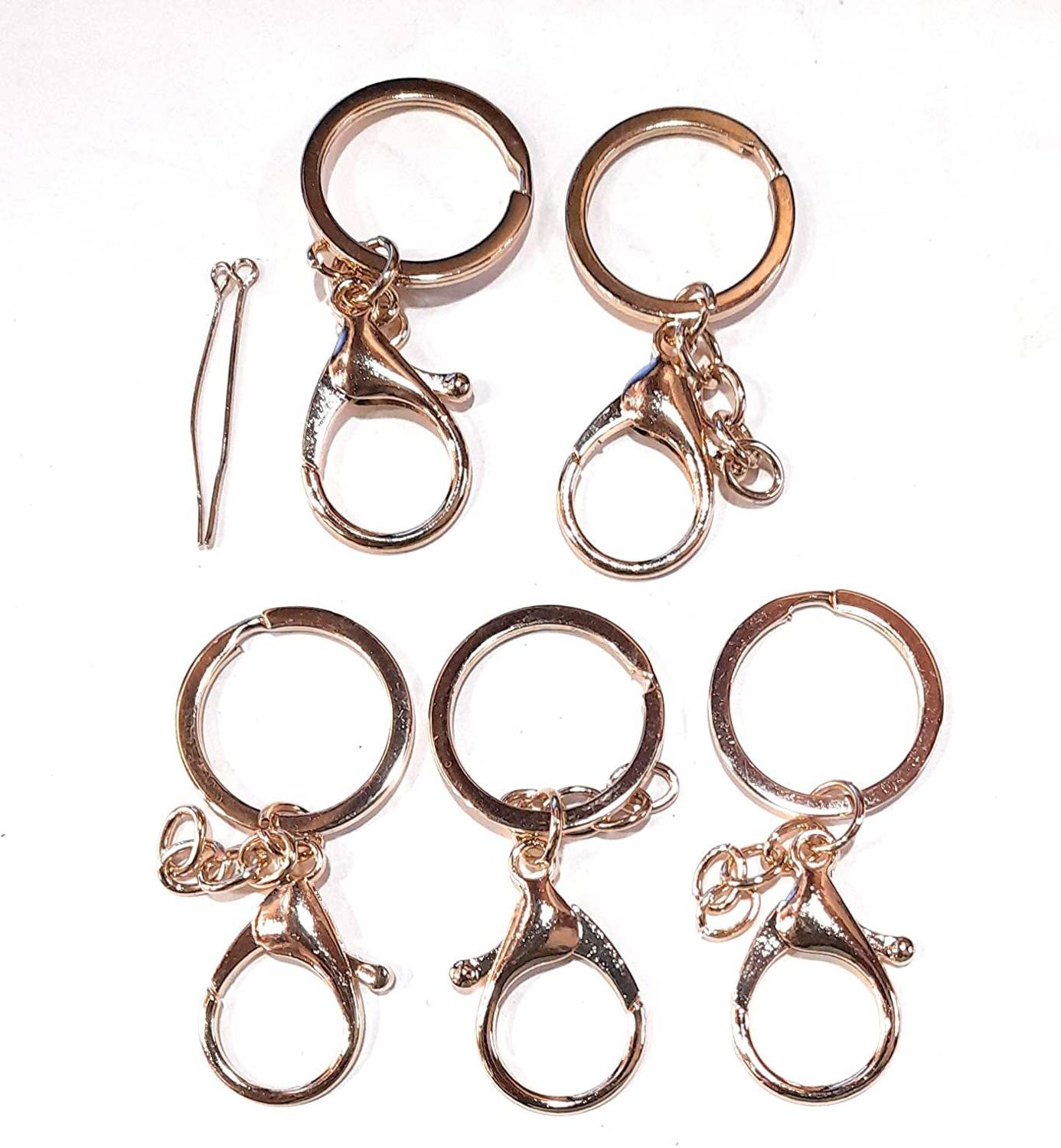 PRY シュウト D-Clasp Key Ring ＋Charm＋ Ring D-Clasp Key Ring with 