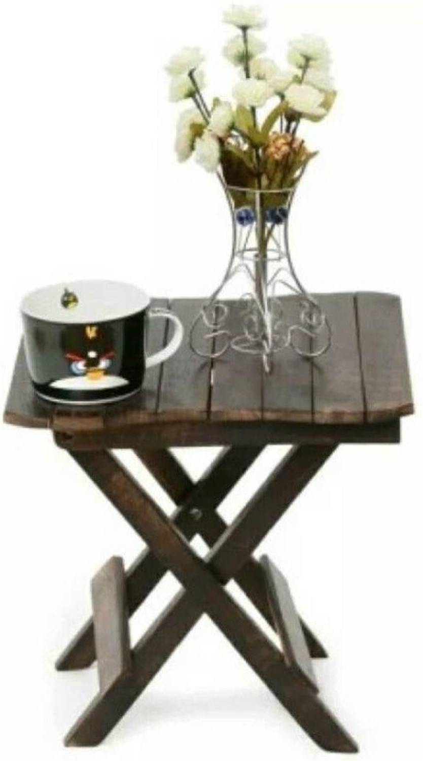 Maan Enterprises Wood Coffee Table Solid Wood Side Table (Finish