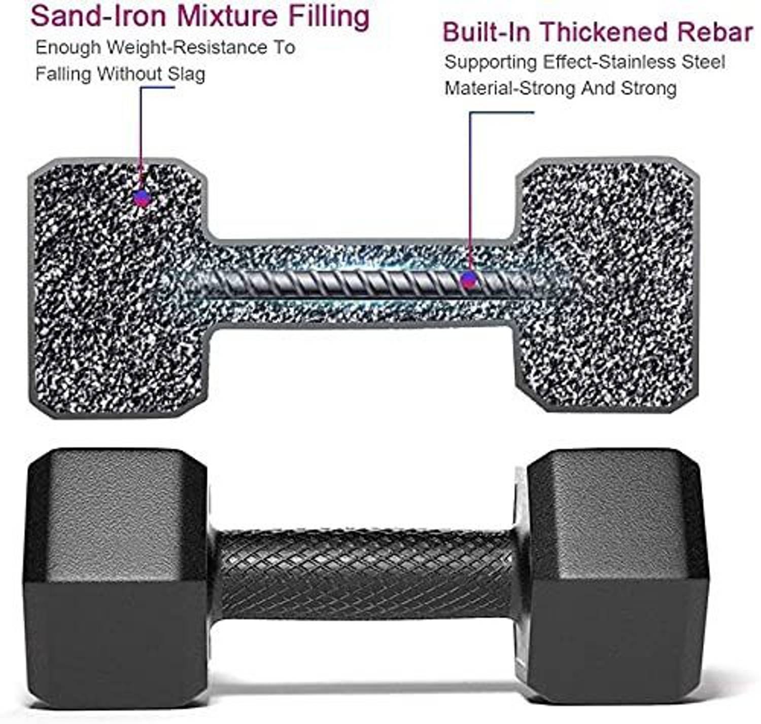 Victory Hexa 4Kg Pair PVC Dumbbell - Image 3