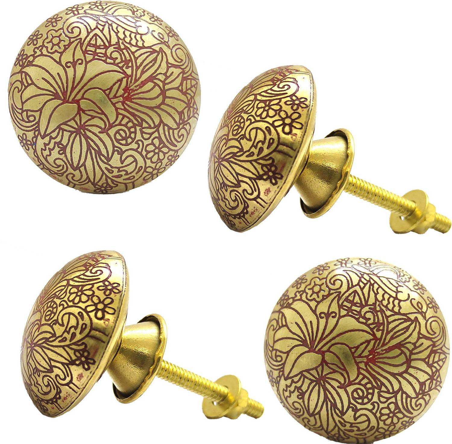 BUCKLER Brass Cabinet/Drawer Handle