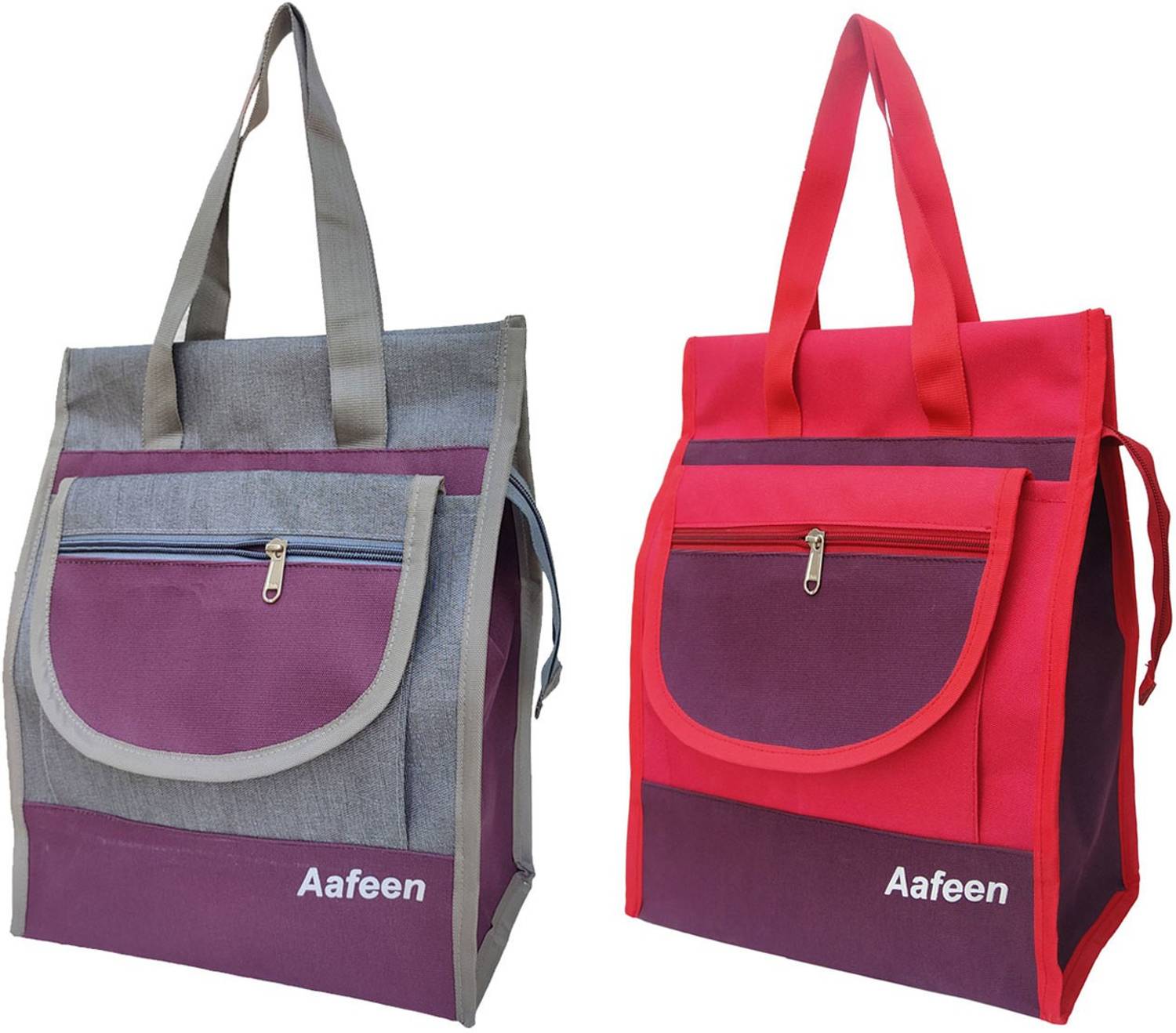 Aafeen Lunch Bag for Men & Women,Reusable & Washable Polyester Tiffin Bag for Office and Picnic Waterproof Lunch Bag