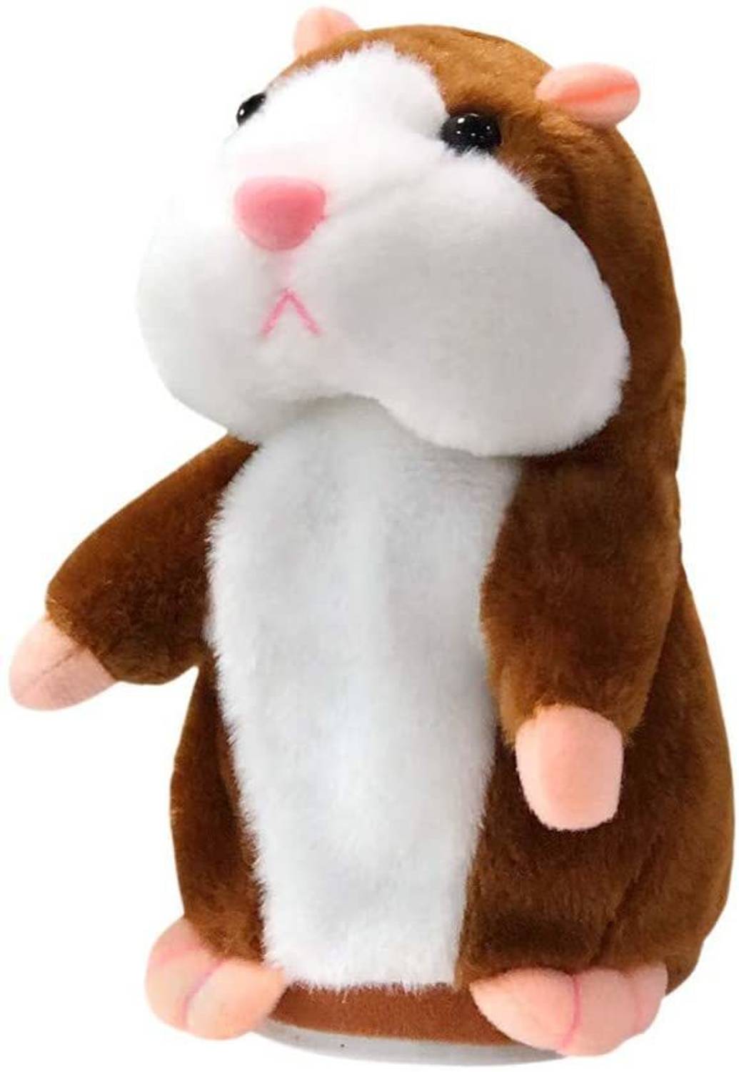 Amaflip Talking Hamster Plush Toy, Repeat What You Say Funny Kids Stuffed Toys