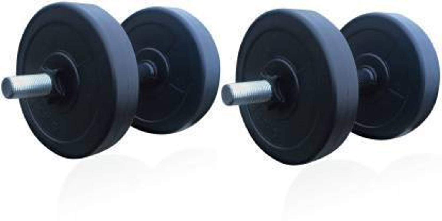 BMS Sports 10 Kg PVC Dumbell Set Combo From Home Exercise Adjustable Dumbbell (10 kg) Adjustable Dumbbell