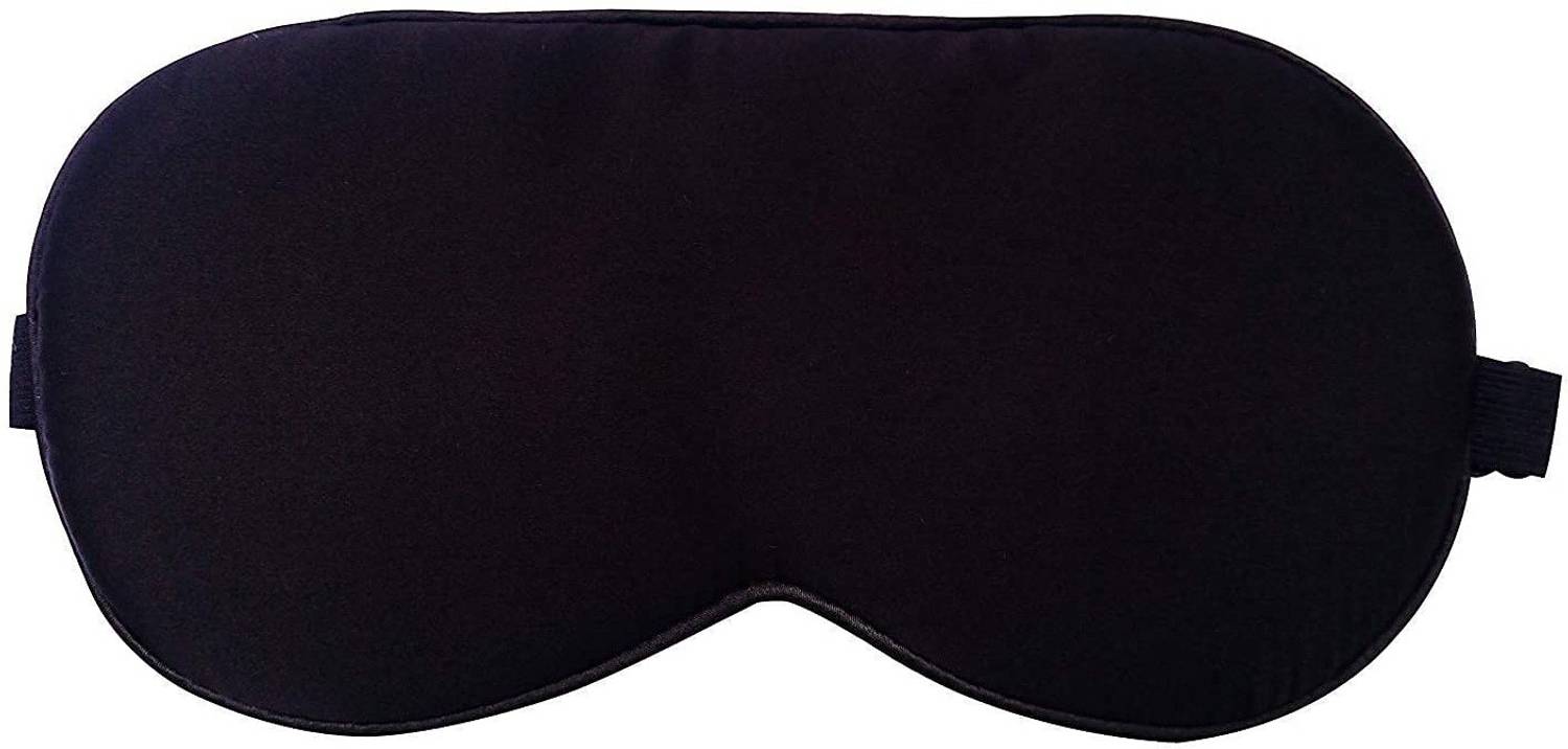ASKOVID Eye Mask Slip Night Sleep Eye black Super Soft & Smooth Travel Masks for Men Women Girls Boys Kids (pack of 1 )