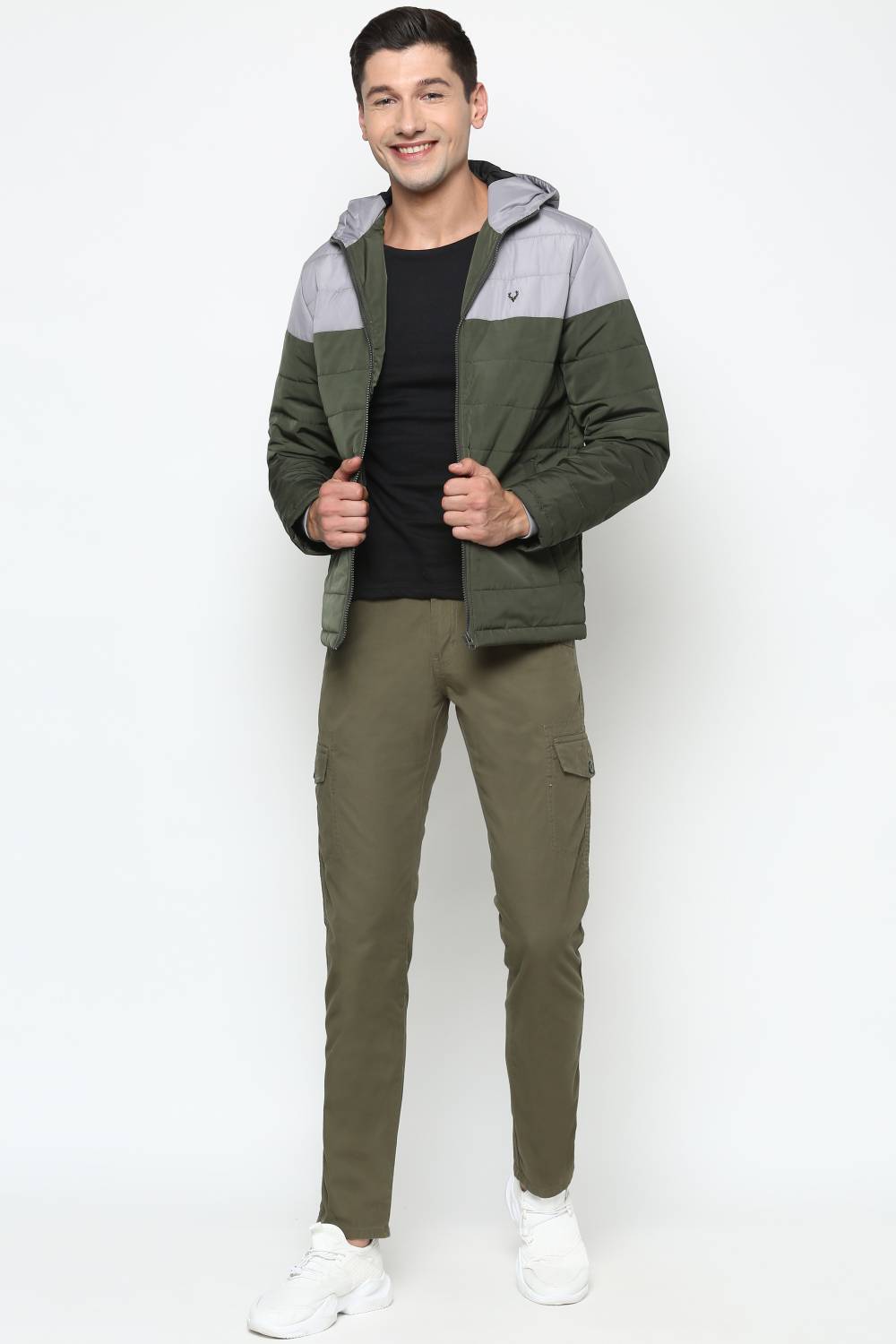 Allen Solly Men's Full Sleeve Colorblock Jacket - Image 5