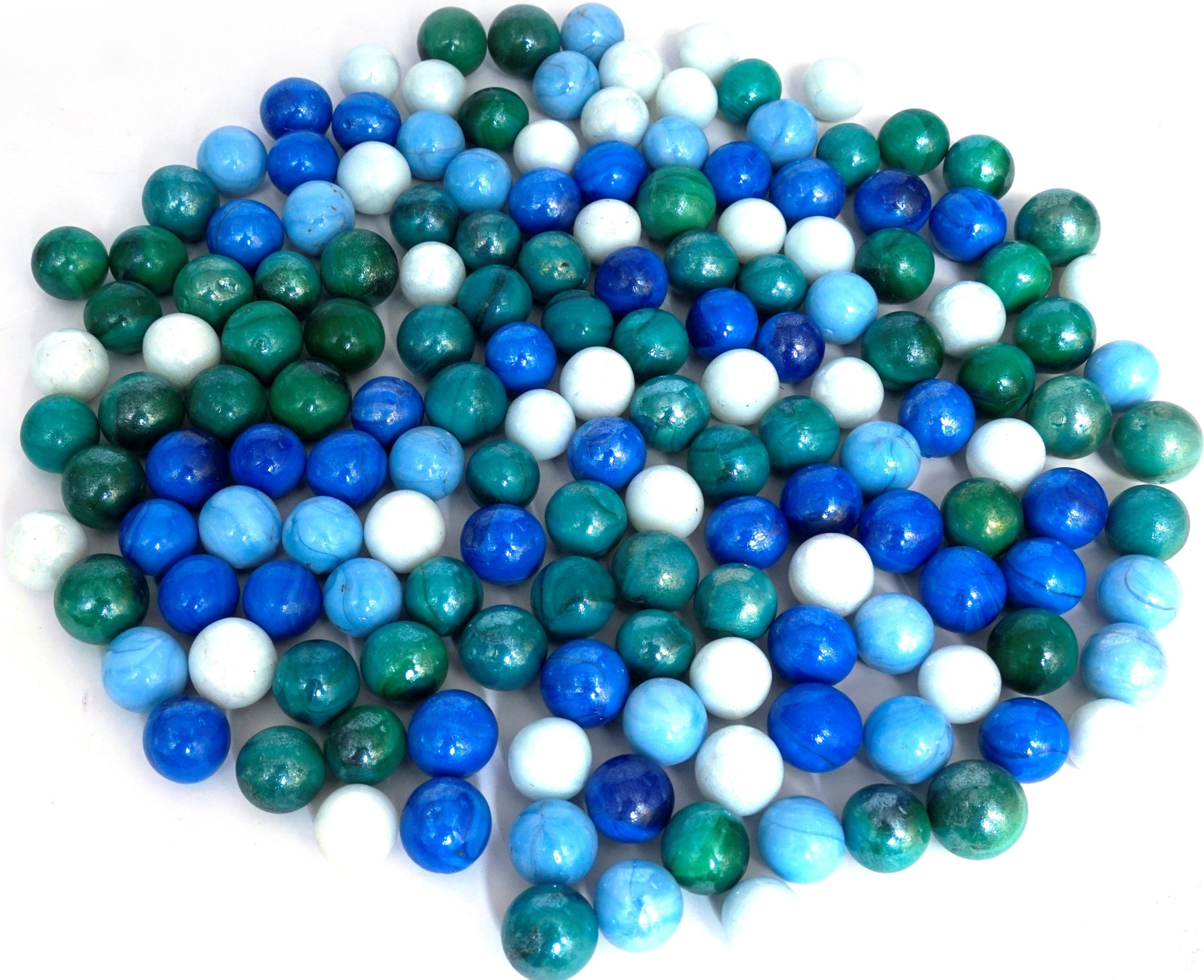 Image of Artiffi Glass Marble Decorative Kanche Pebbles for Decoration & Kids Playing Kanche /goli Glass Marbles(Blue 950 Gram) BS Kanche Polished Round Marble Pebbles