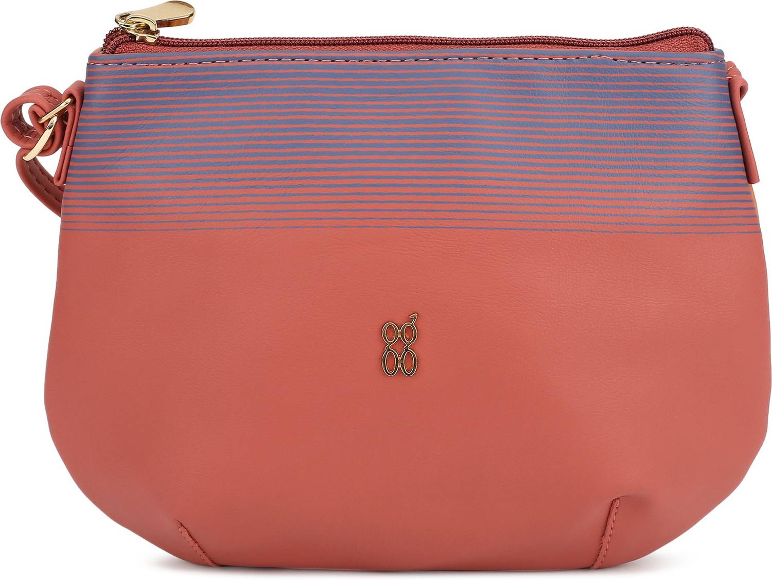 Baggit Pink Sling Bag LPXE FELT E DIEGO CARROT
