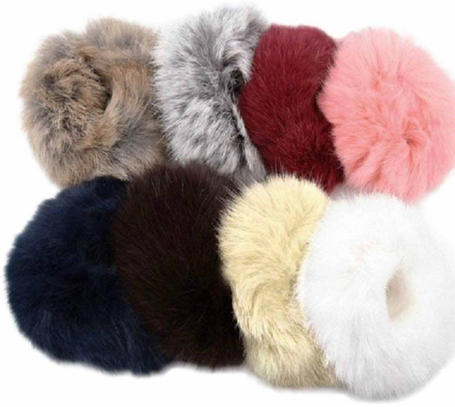 AARTISAI Fur Fluffy Hair Accessories Rubber Band B39593-4949 Hair Band