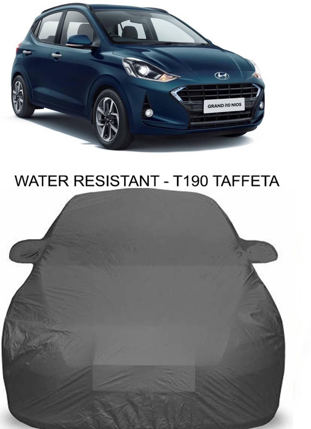 Ascension Car Cover For Hyundai Grand i10 Nios (With Mirror Pockets)