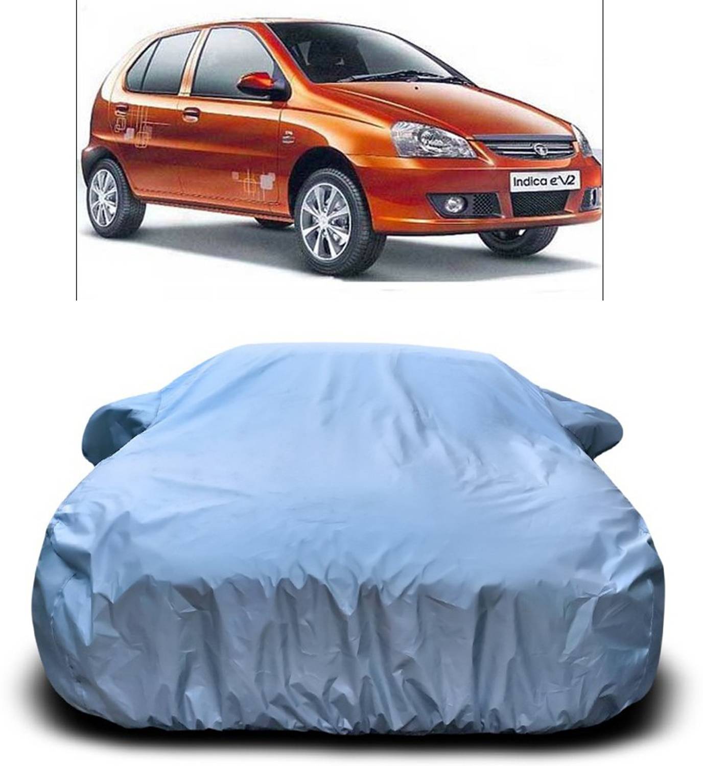 Ascension Car Cover For Tata Indica eV2 (With Mirror Pockets)