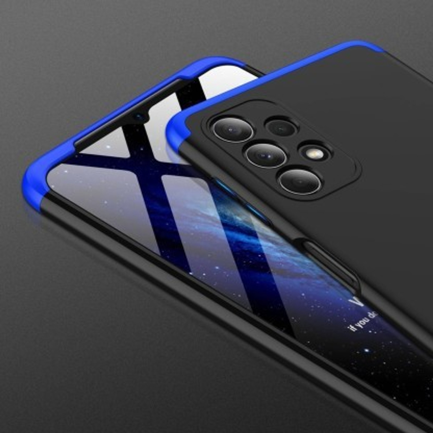 Image of MatteSmoke Front & Back Case for Samsung Galaxy A13