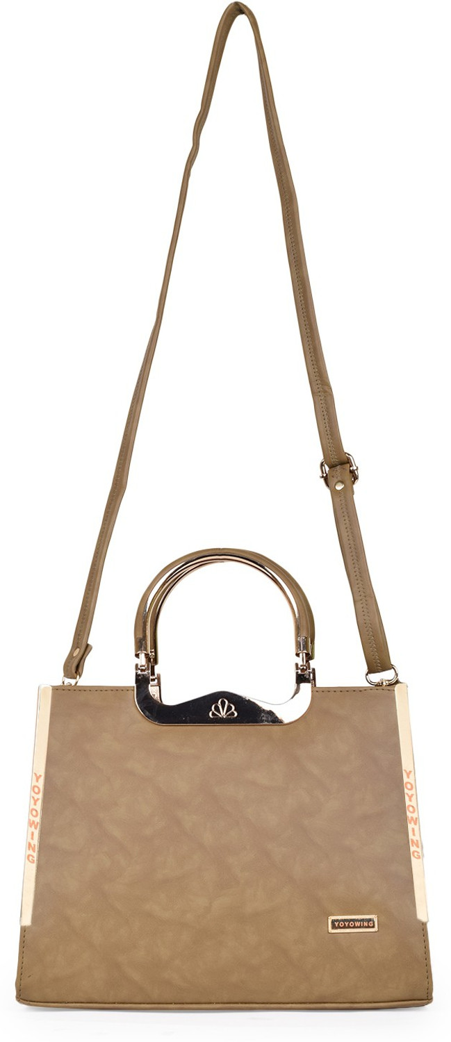 Image of YOYOWING Women Brown Handbag