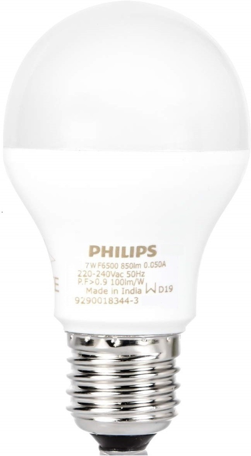 Image of PHILIPS 7 W Basic Round E27 LED Bulb