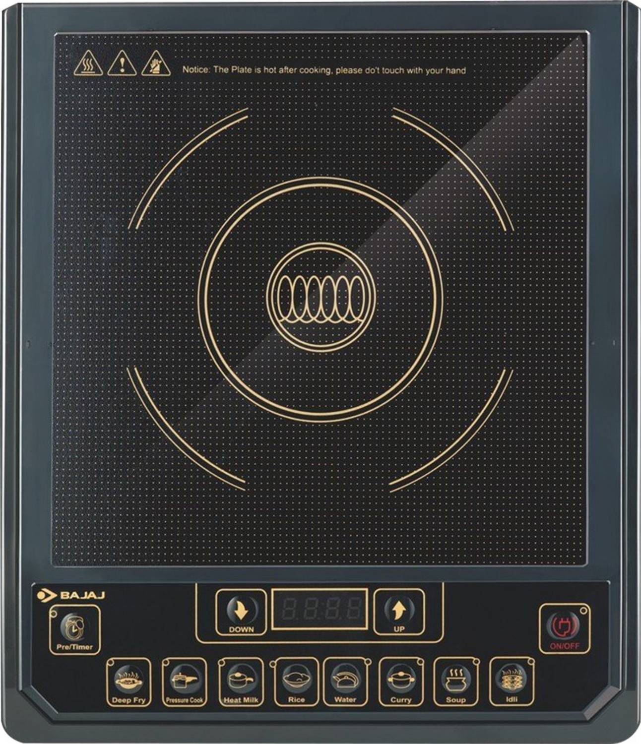 BAJAJ 1400 W Induction Cooktop Push Button (Black, Majesty ICX 3)