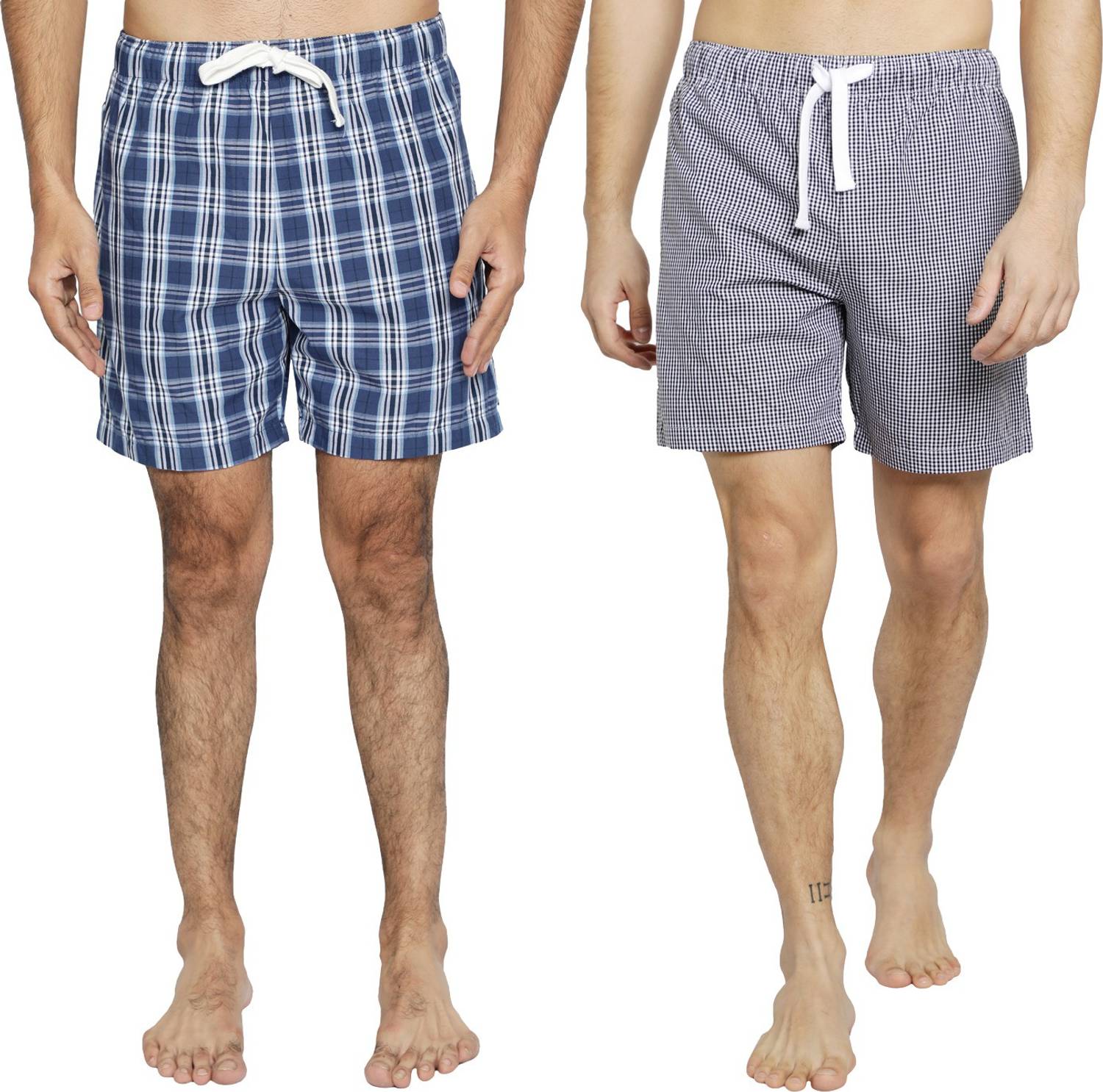 BSTORIES Checkered Men Multicolor Regular Shorts