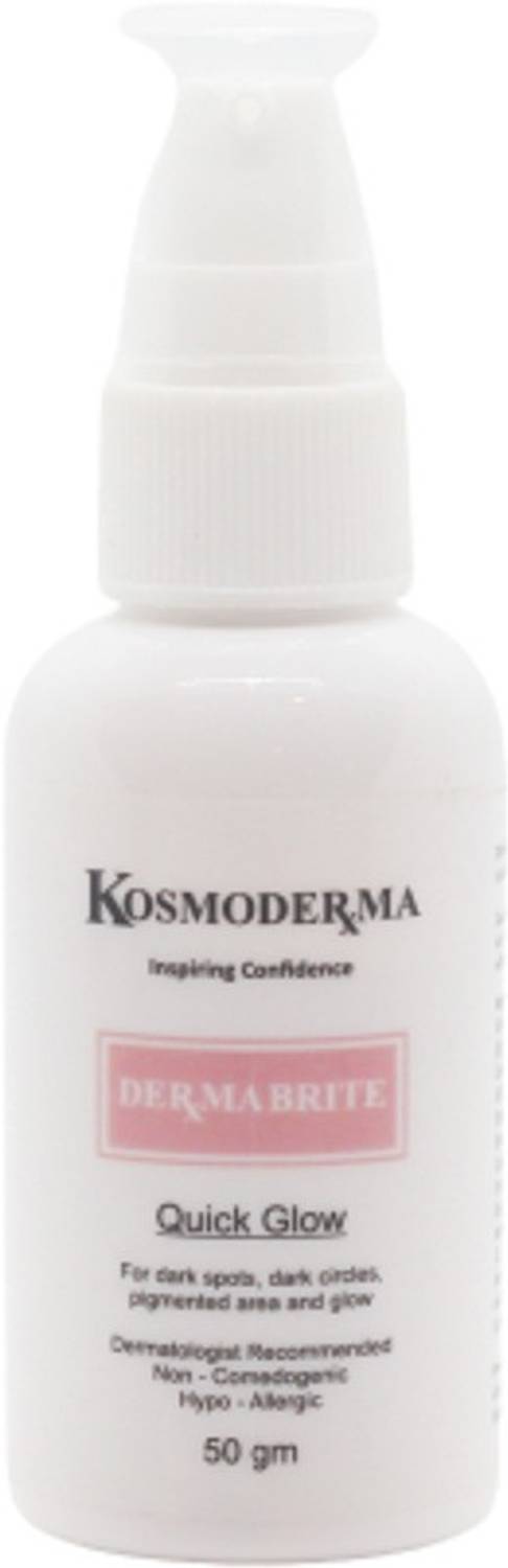 kosmoderma DermaBrite Cream-A MUST HAVE CREAM FOR INSTANT GLOWING SKIN Rich  in antioxidants & contains Glutathione,Vitamin C & E,Soothing with 