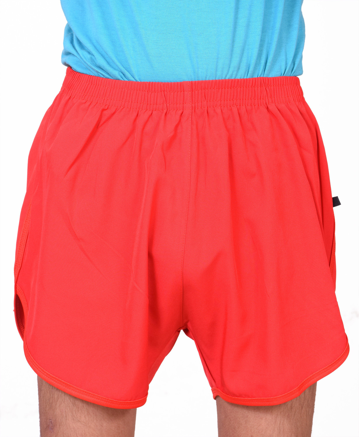 Image of sports trading Solid Men Red Running Shorts
